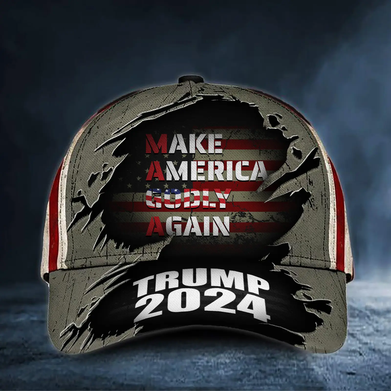Make America Godly Again Trump 2024 Hat I Stand With Trump Hat Gifts For Republicans Make America Godly Again Trump 2024 Hat I Stand With Trump Hat Gifts For Republicans - Image 1