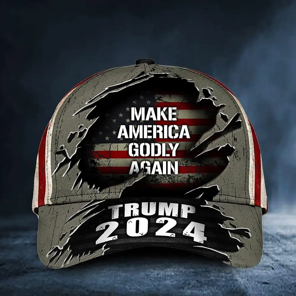 Make America Godly Again Trump 2024 Hat Trump For President Hat Gifts For Voters
