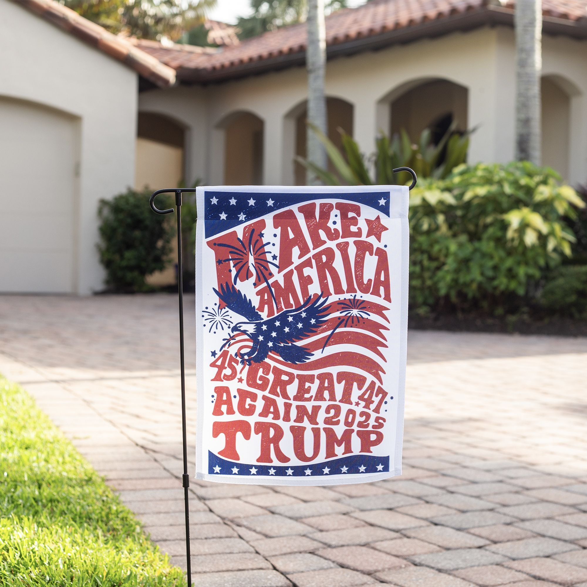 Make America Great Again Garden Flag 250th Anniversary Flag Patriotic Decor