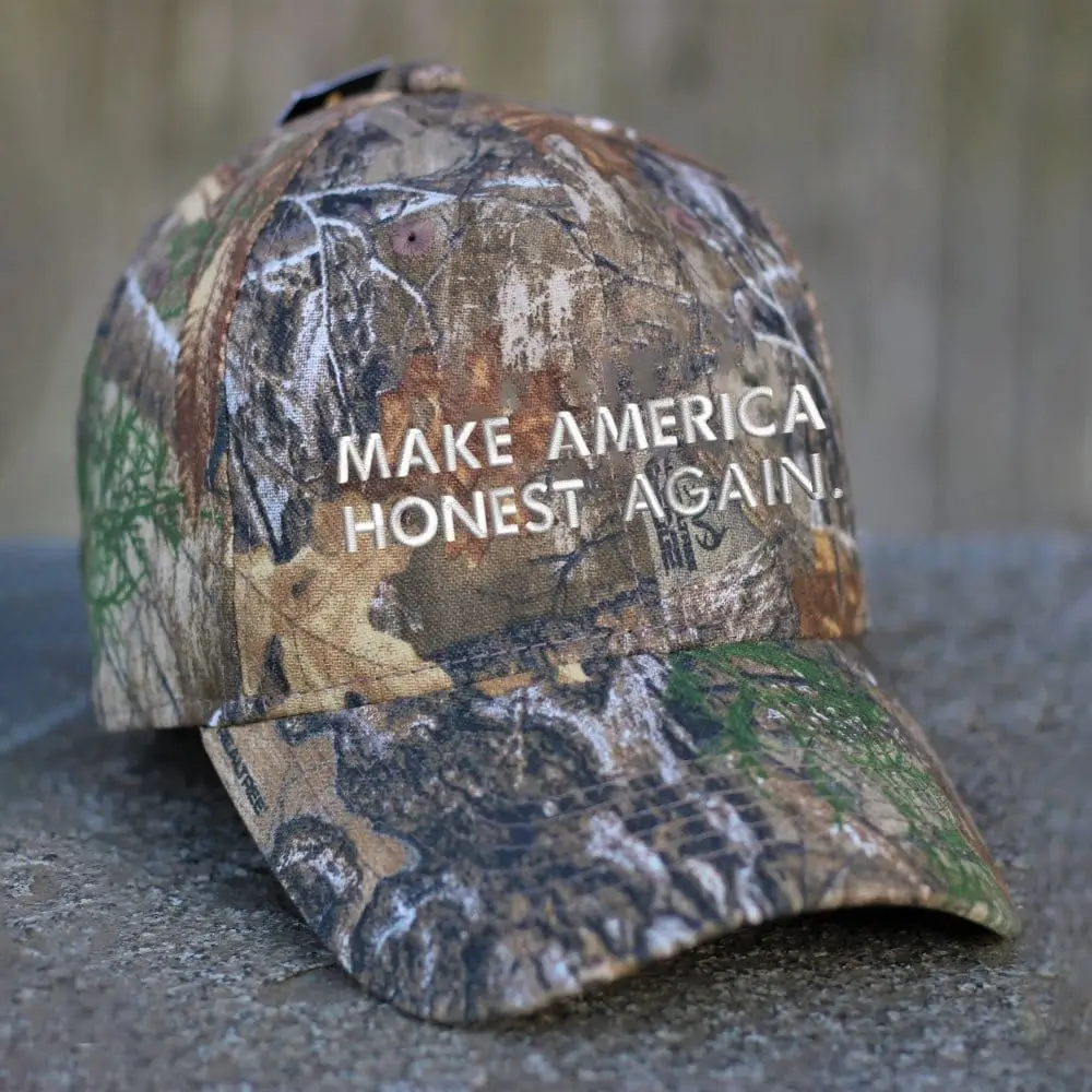 Make America Honest Again Embroidered Camo Hat Funny Political Hat Gifts For Husband