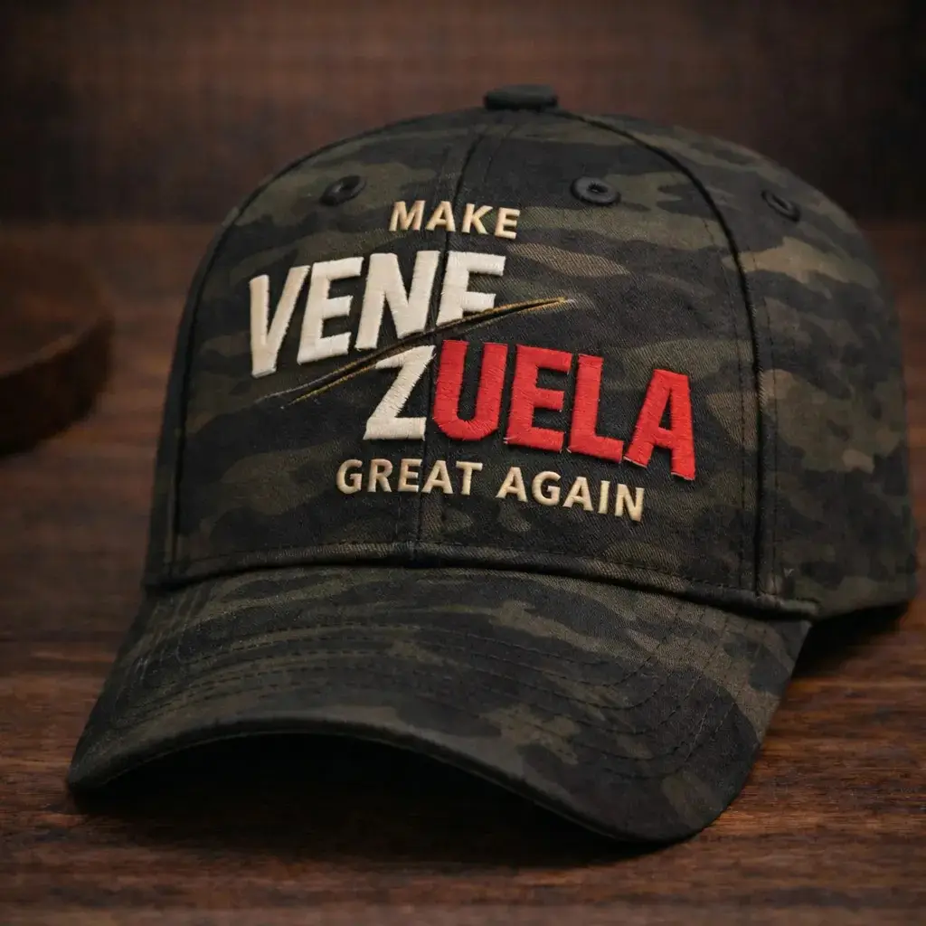 Make Venezuela Great Again Hat Camo Venezuela Libre MVGA Baseball Cap Venezuelan Pride Merch Make Venezuela Great Again Hat Camo Venezuela Libre MVGA Baseball Cap Venezuelan Pride Merch - Image 1