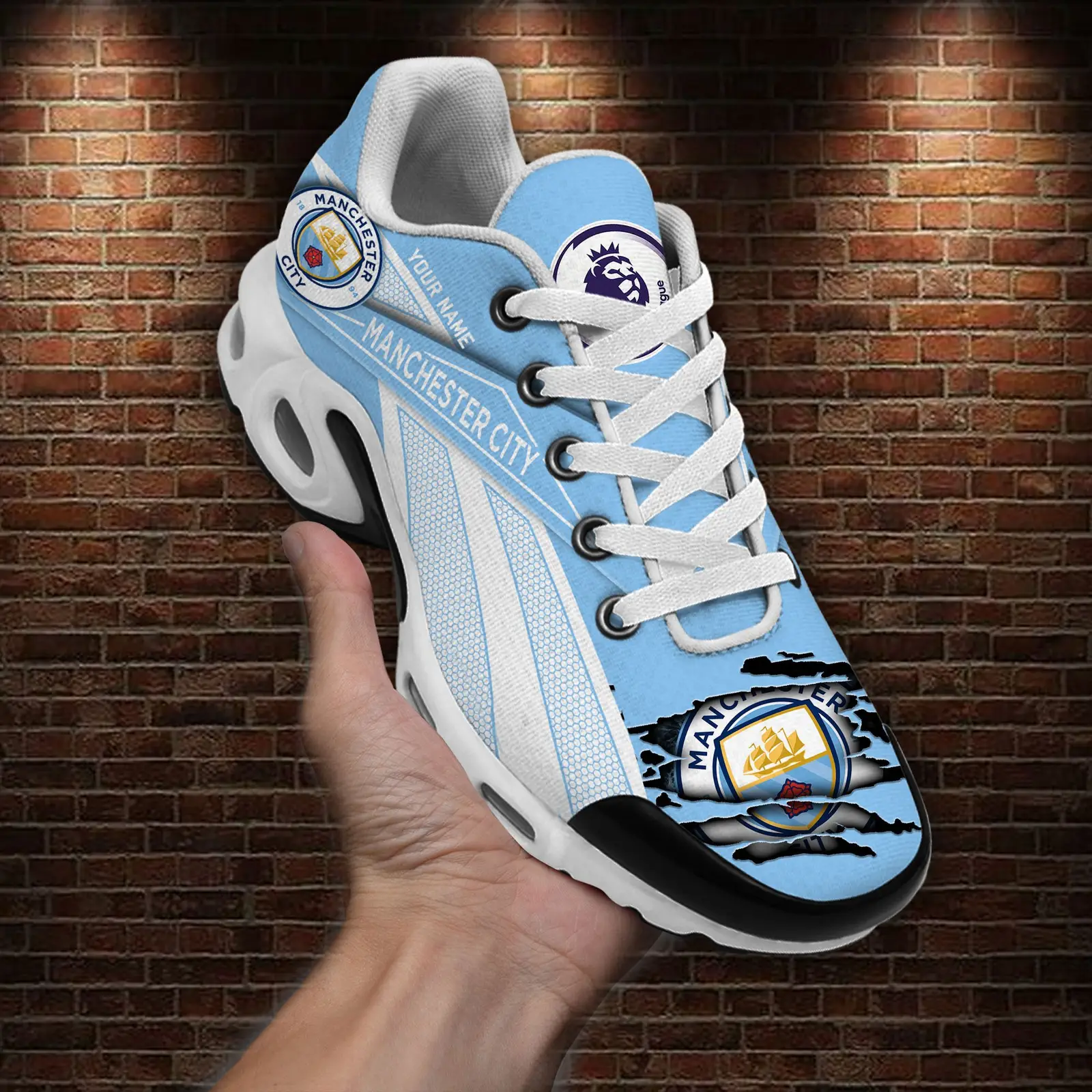 Manchester City F.C Air Max Plus Shoes Sneakers For Men And Women Manchester City F.C Air Max Plus Shoes Sneakers For Men And Women - Image 1