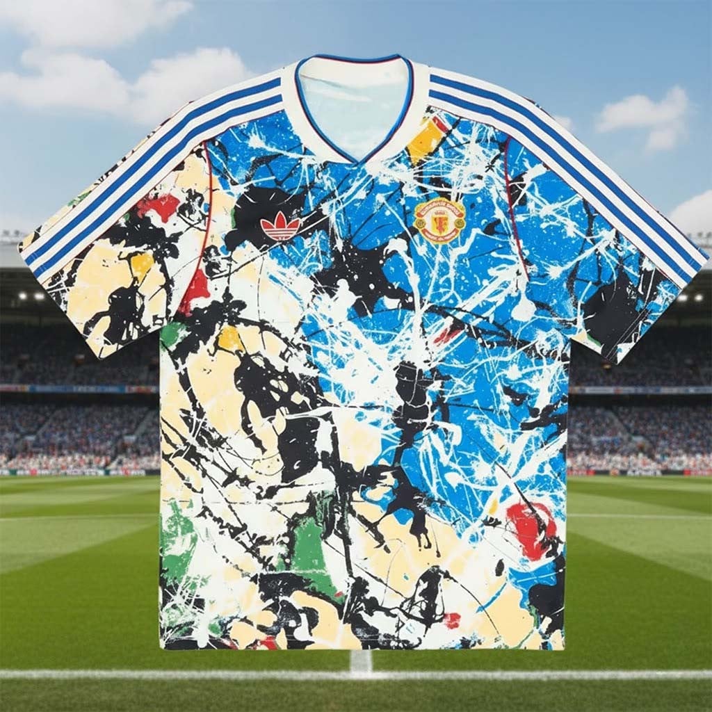 Manchester United Stone Roses Jersey Shirt Gift Ideas For Boyfriend Soccer Lovers - WearandDecor