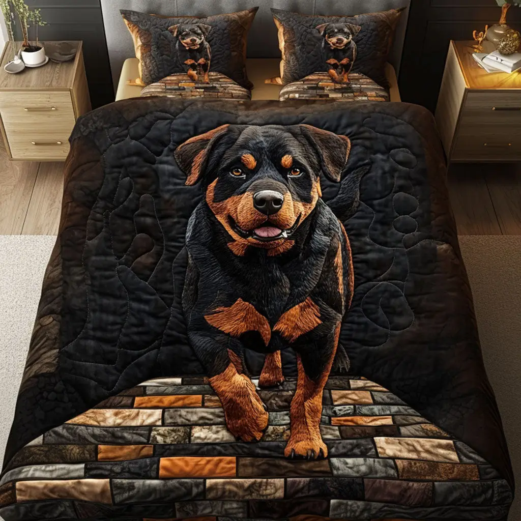 Maple Snuggle Buddy Quilted Bedding Set Heartwarming Bedding Gift for Loved Ones
