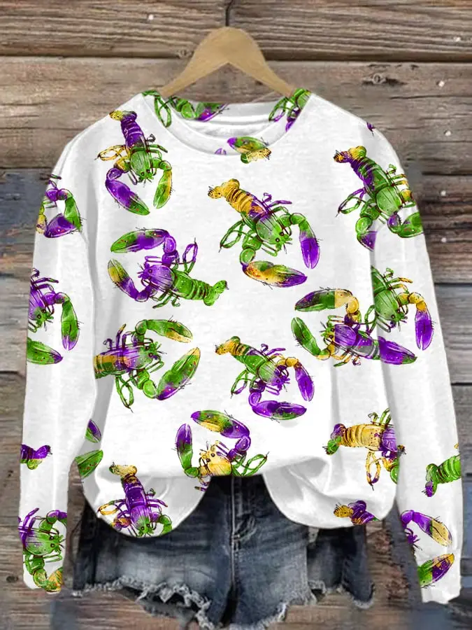 Mardi Gras Sweatshirt Womens New Orleans Local Shop Fat Tuesday Gift for Wife