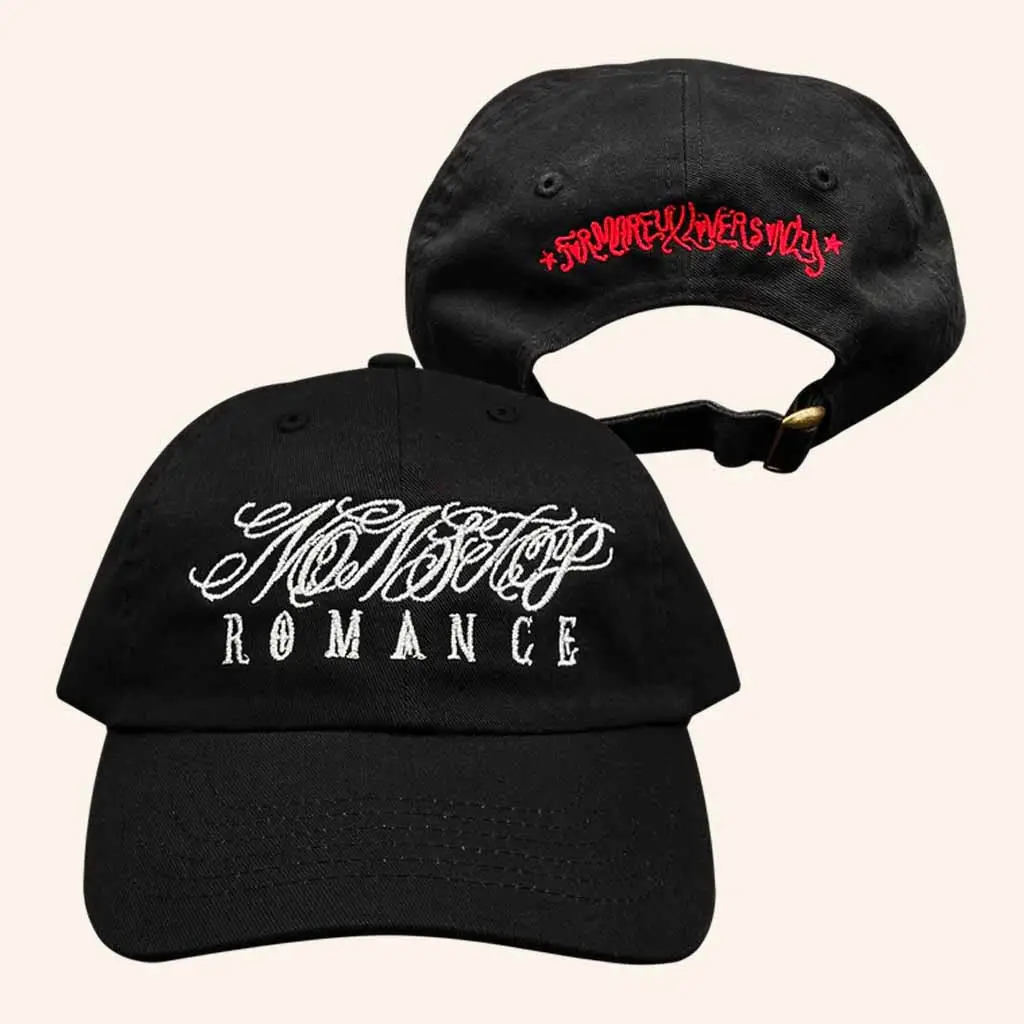 Mareux Merch Embroidered Nonstop Romance Script Hat Christmas Presents For Him -WearandDecor