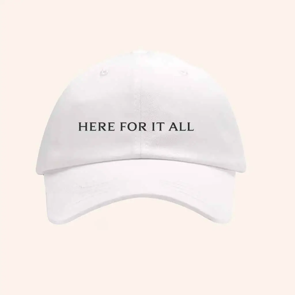 Mariah Carey Merch Here For It All White Hat Unique Gifts For Music Lovers -WearandDecor