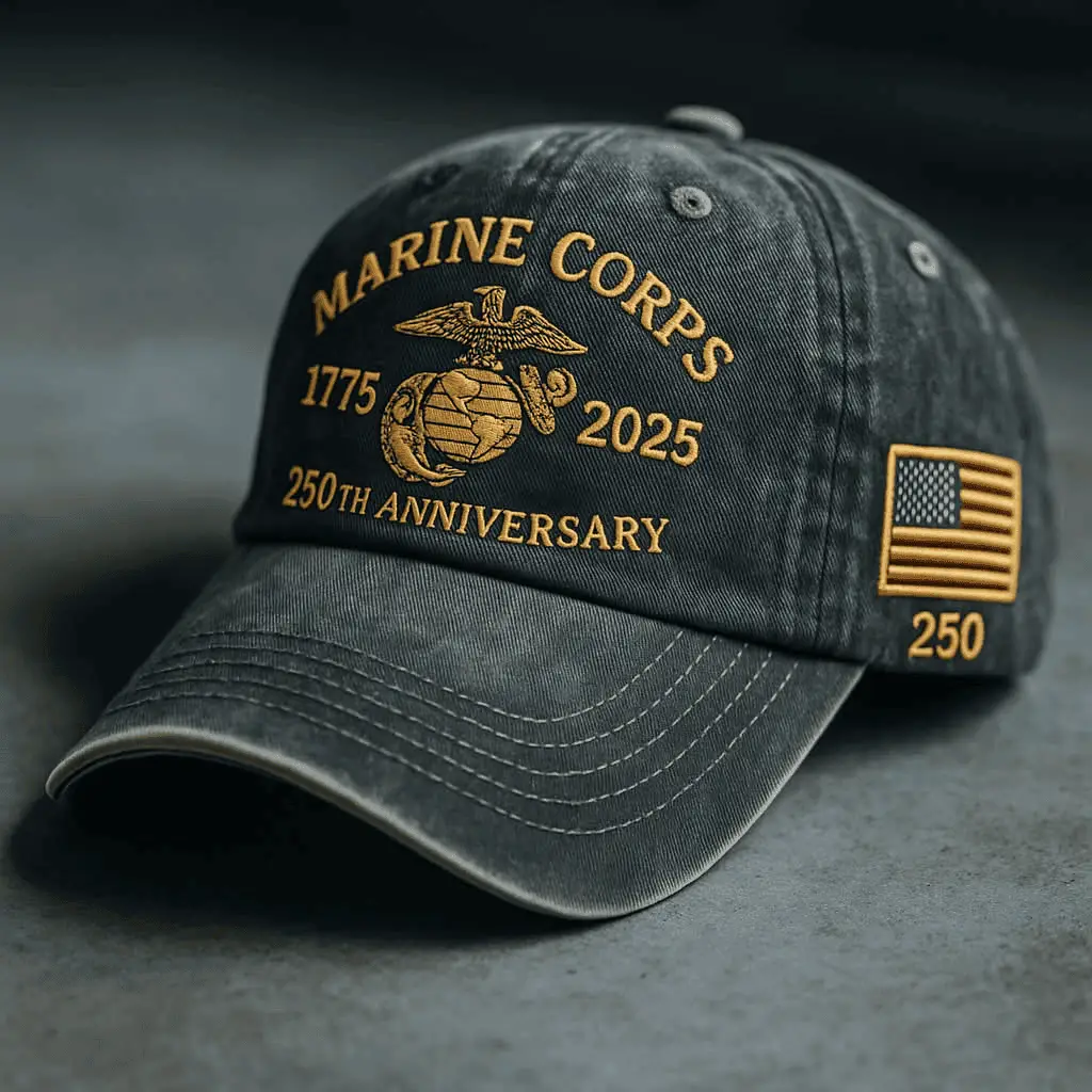 Marine Corps 1775 2025 250th Anniversary Hat Embroidered USMC Hat Gifts For Patriots