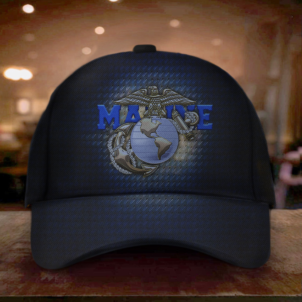 Marine Hat Honor United States US Marine Corps Hat Marines Merchandise Marine Hat Honor United States US Marine Corps Hat Marines Merchandise - Image 1