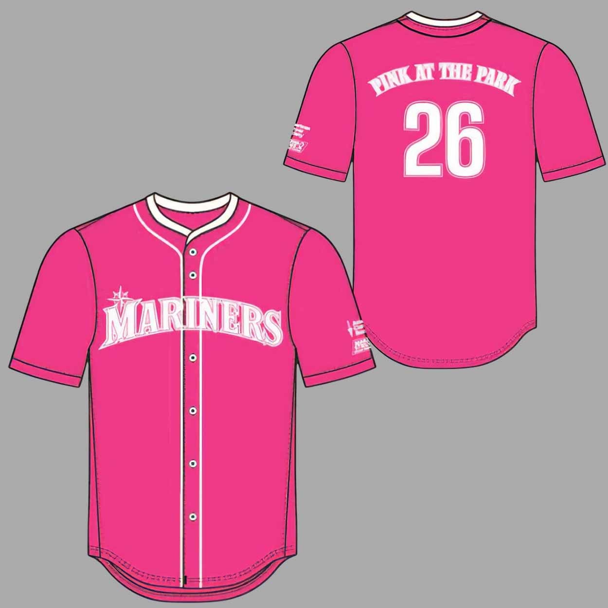 Mariners Pink At The Park Jersey 2026 Giveaway Mariners Merch Gift Ideas For Baseball Fans