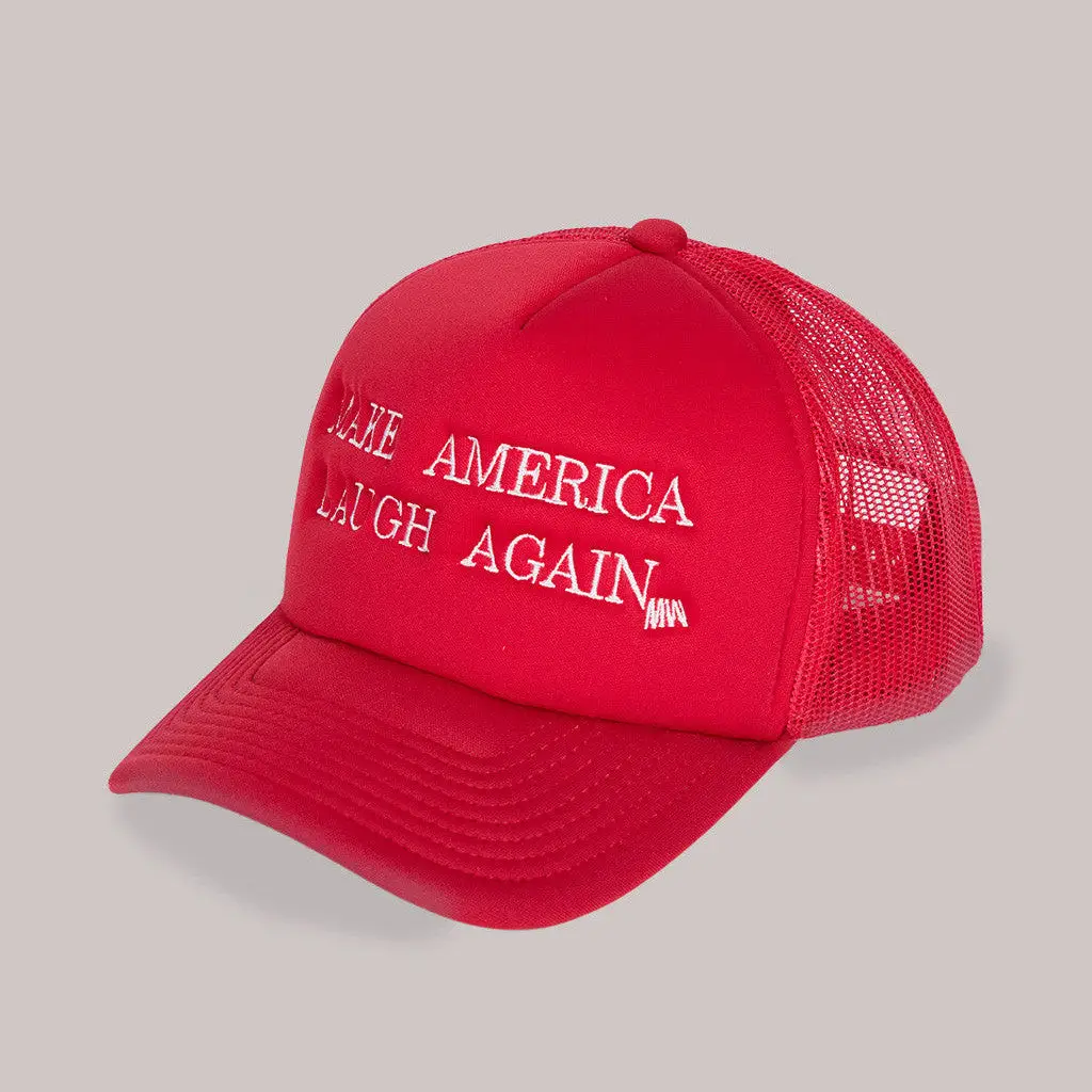 Marlon Wayans Merch Make America Laugh Again Trucker Hat Embroidered Gifts For Dad -WearandDecor