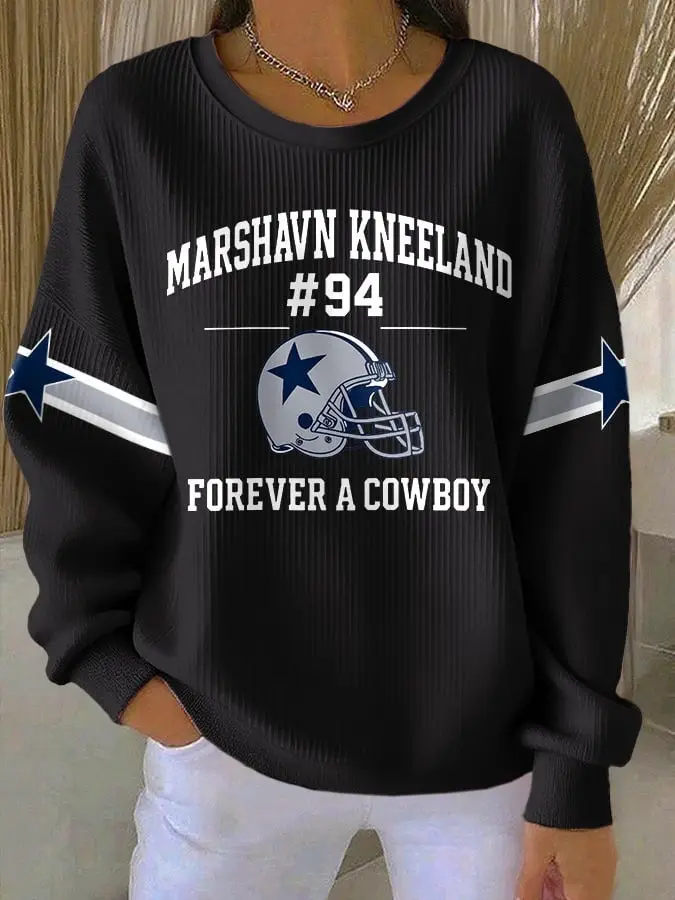 Marshawn Kneeland Forever A Cowboy Sweatshirt Football Clothing Kneeland Remembrance Gifts