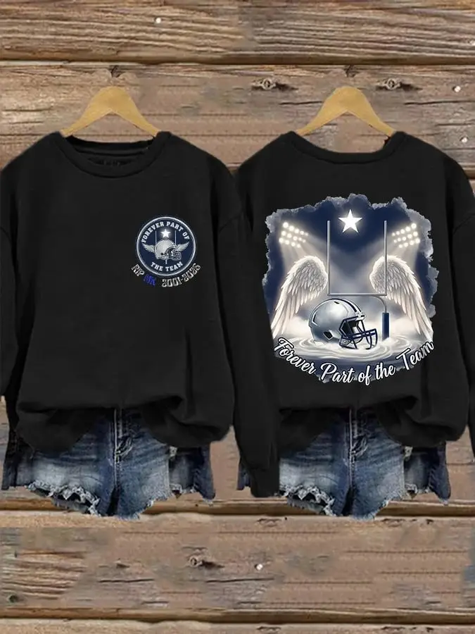 Marshawn Kneeland Forever Part Of The Team Sweatshirt Kneeland Memorial Pullover Gifts