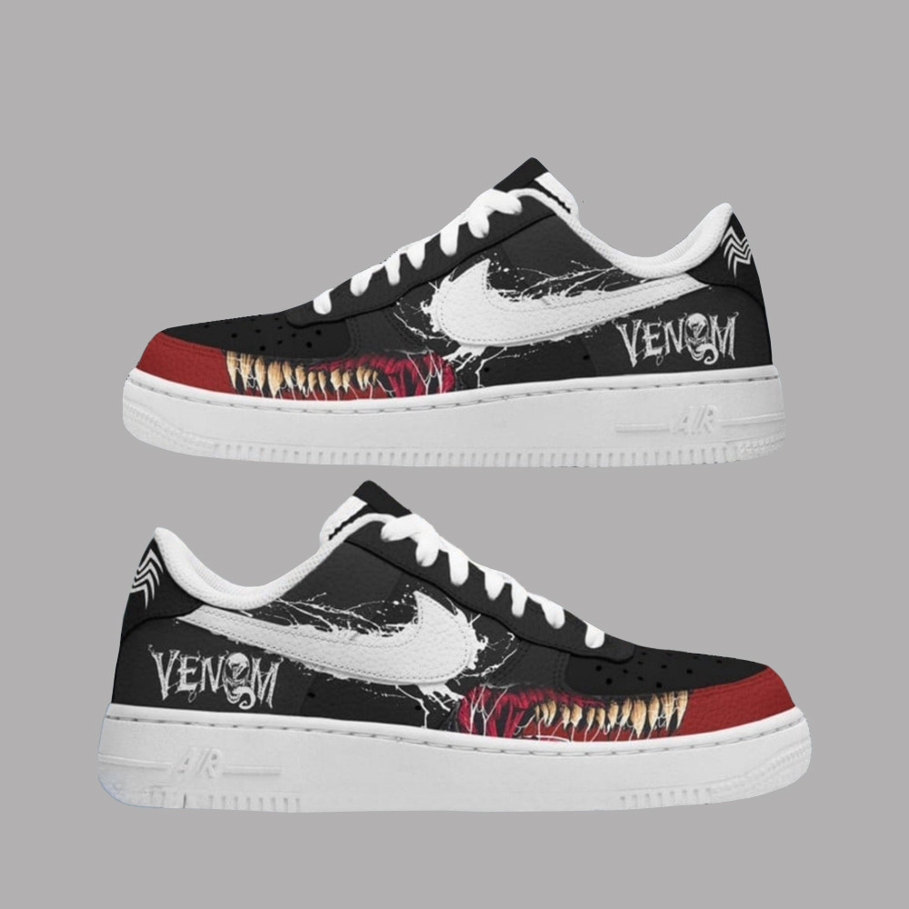 Marvel Venom The Last Dance Air Force 1 Shoes Sneakers Marvel Venom The Last Dance Air Force 1 Shoes Sneakers - Image 1