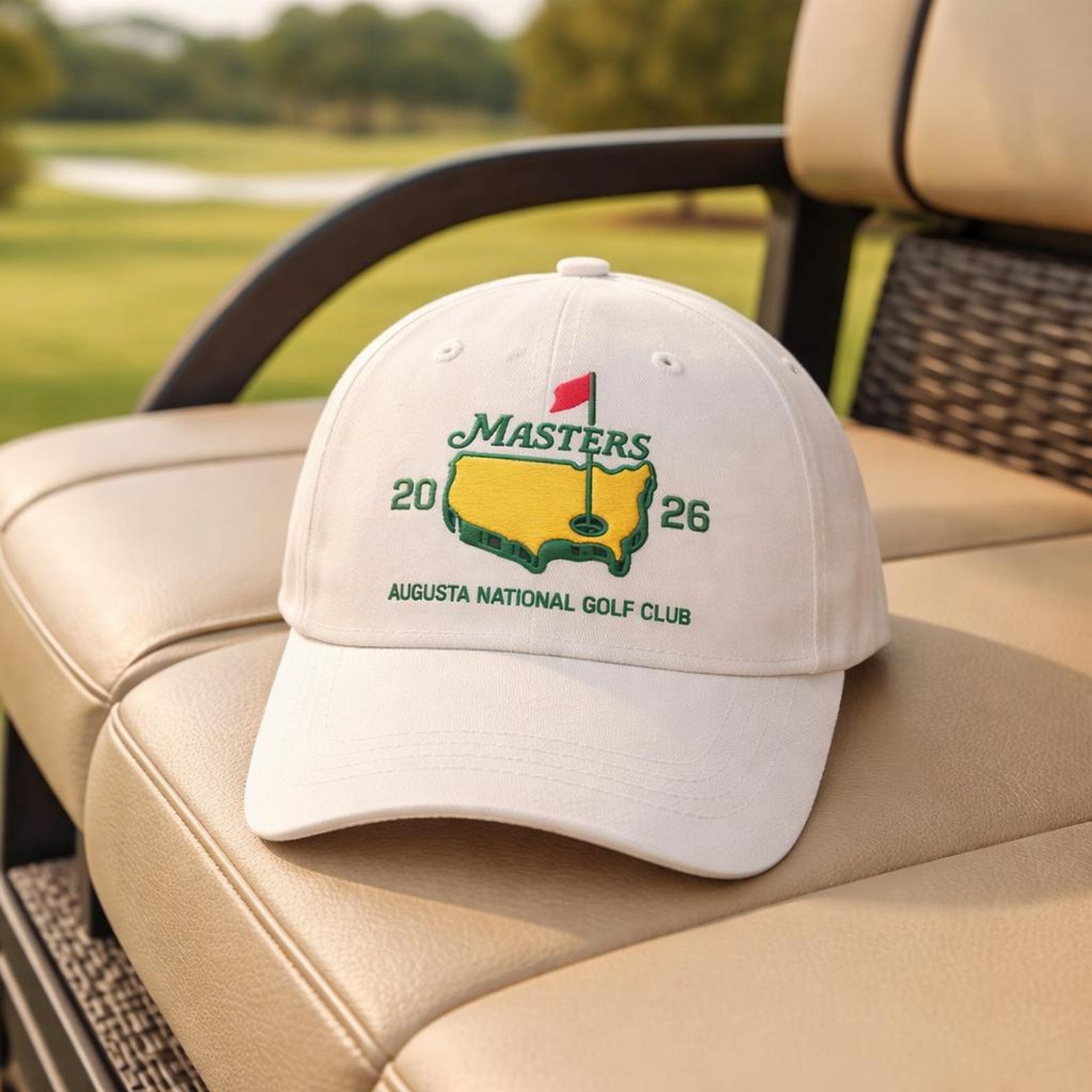 Masters Golf Hat Embroidered Augusta National Gold Club Hat 2026 Masters Tournament Merch