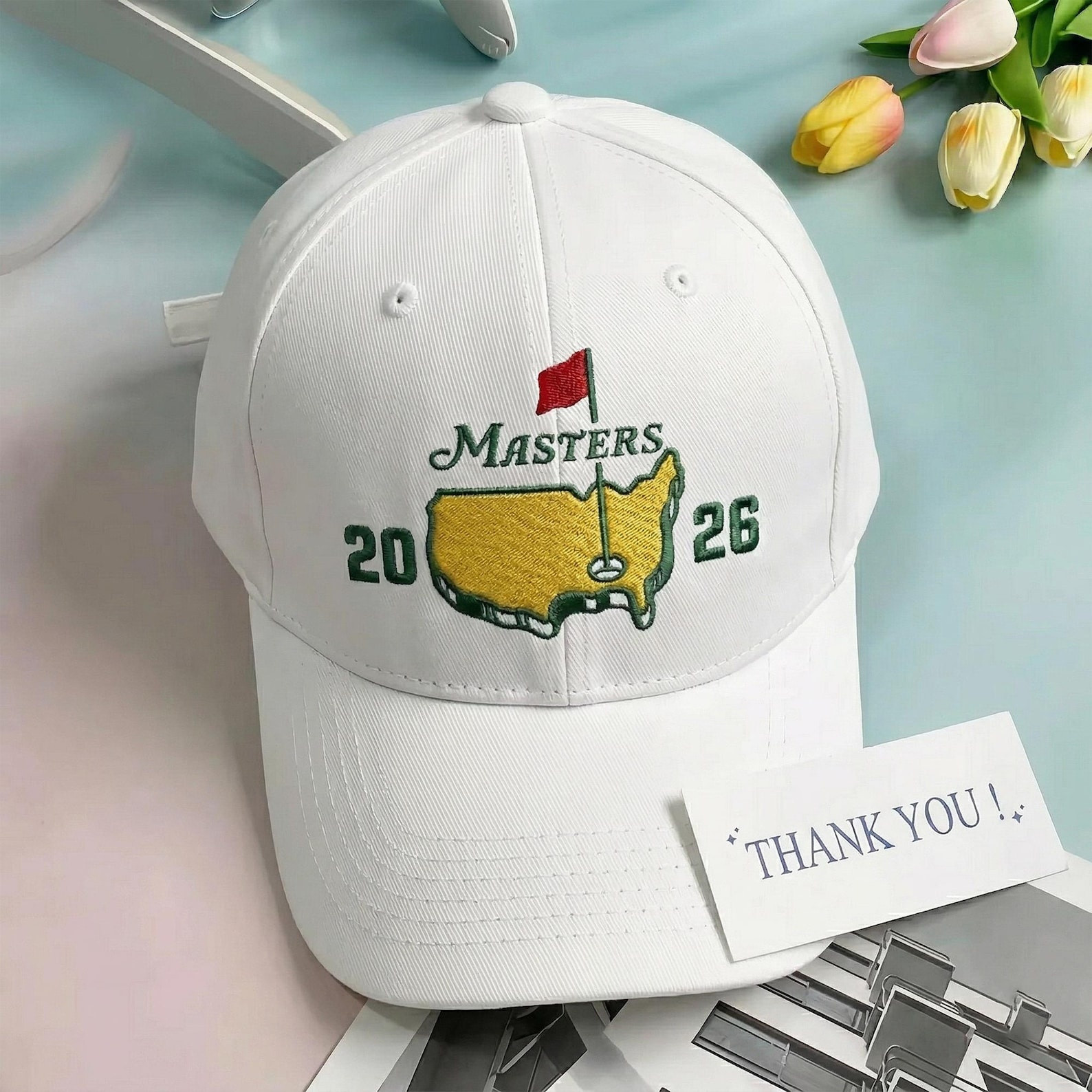 Masters Tournament 2026 Merch Masters Golf Inspired Embroidered Hat Perfect Gift for Golf Lover Masters Tournament 2026 Merch Masters Golf Inspired Embroidered Hat Perfect Gift for Golf Lover - Image 1