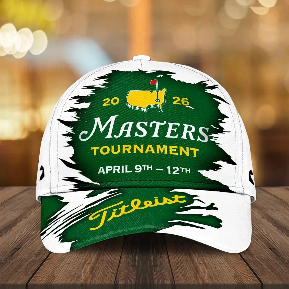 Masters Tournament 2026 x Titleist Hat April 9-12 Golf Baseball Cap Best Gift For Brother