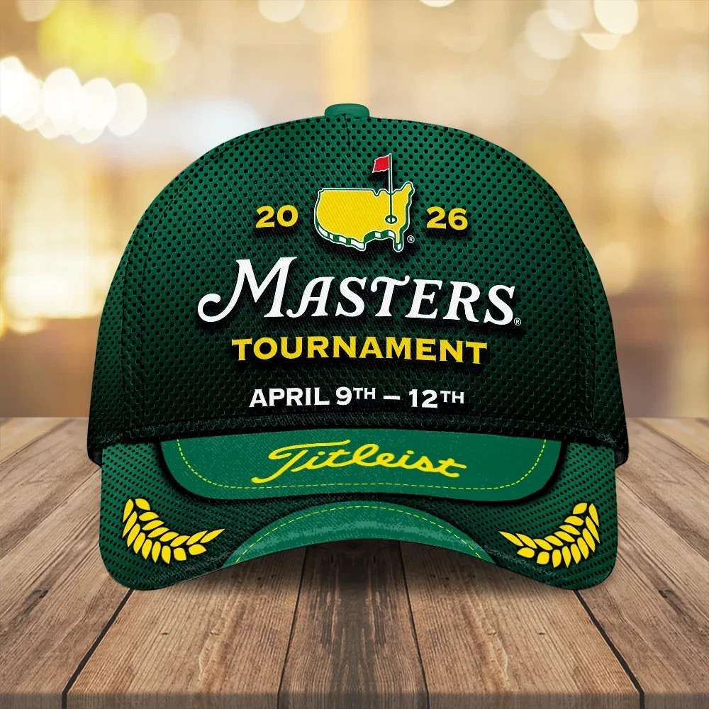 Masters Tournament 2026 x Titleist Hat April 9-12 Golf Cap Gift Ideas For Him