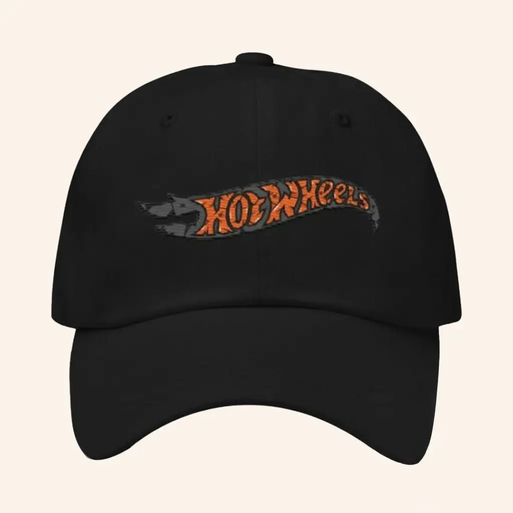 Mattel Creations Merch Embroidered Hot Wheels Mummy Logo Black Hat Present For Husband -WearandDecor