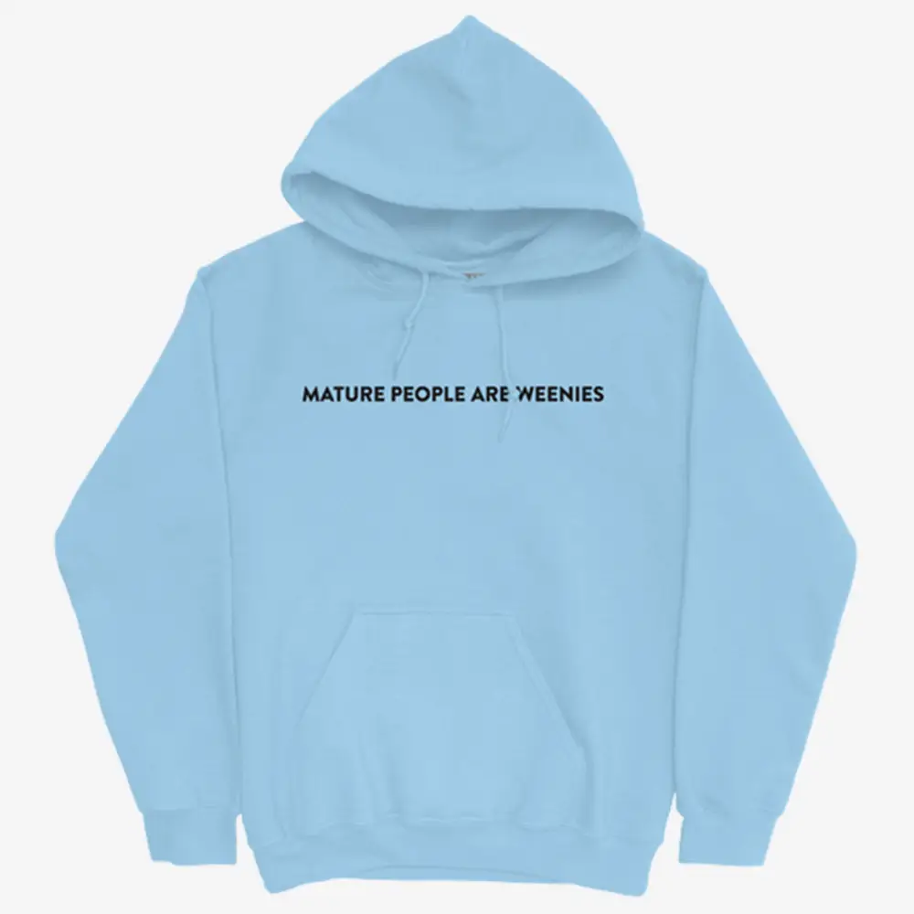 Mature People Are Weenies Baylen Levine Hoodie Youtuber Baylen Levine Clothing Fan Merch