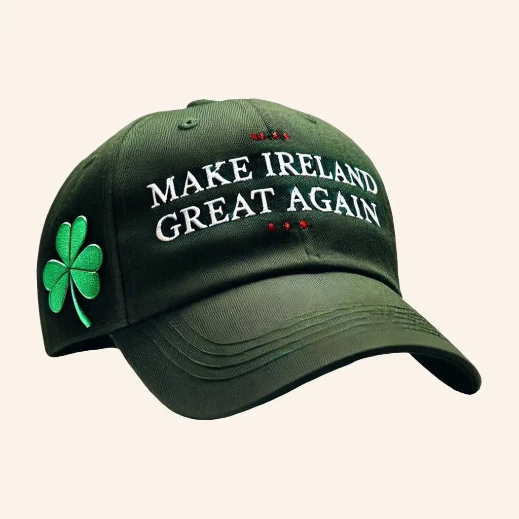 Mcgregor Forever Make Ireland Clover Embroidered Hat Gifts For Dad -WearandDecor Mcgregor Forever Make Ireland Clover Embroidered Hat Gifts For Dad -WearandDecor - Image 1