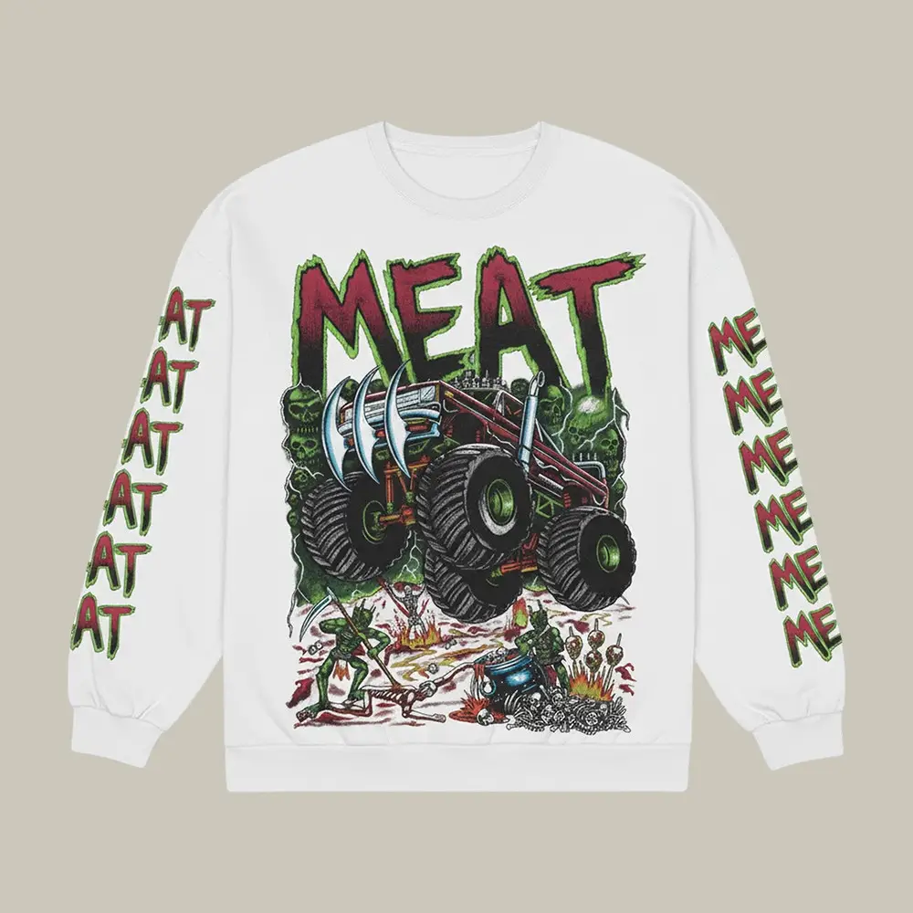 Meat Monster Truck MeatCanyon Sweatshirt Youtube Fan Merch Good Gifts For Boyfriend
