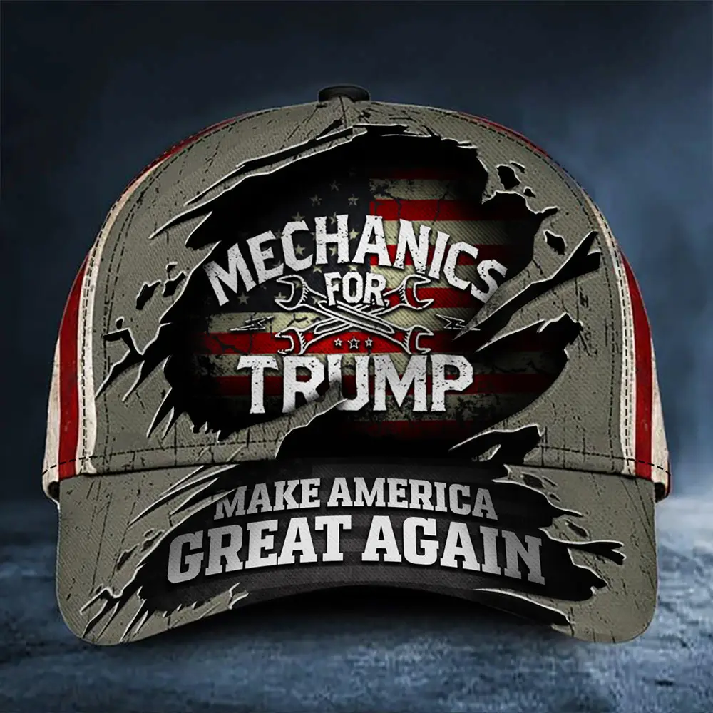 Mechanics For Trump 2024 Hat MAGA Donald Trump Hat Gifts For Mechanics