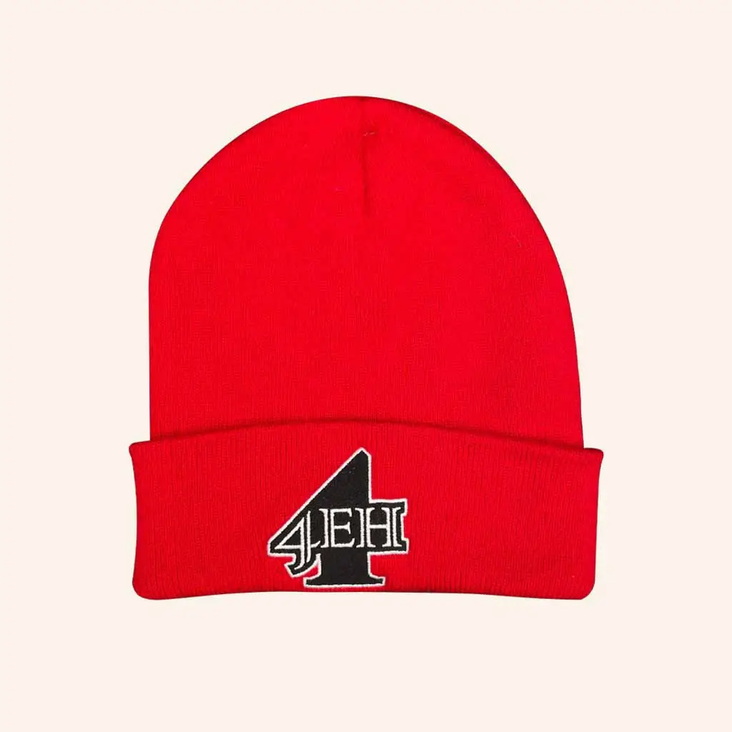 Mega Ran Merch 4 Red Beanie Christmas Present Ideas For Best Friend -WearandDecor