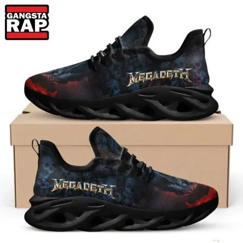 Megadeth Clunky Air Max Shoes Air Cushion Sneakers Megadeth Clunky Air Max Shoes Air Cushion Sneakers - Image 1