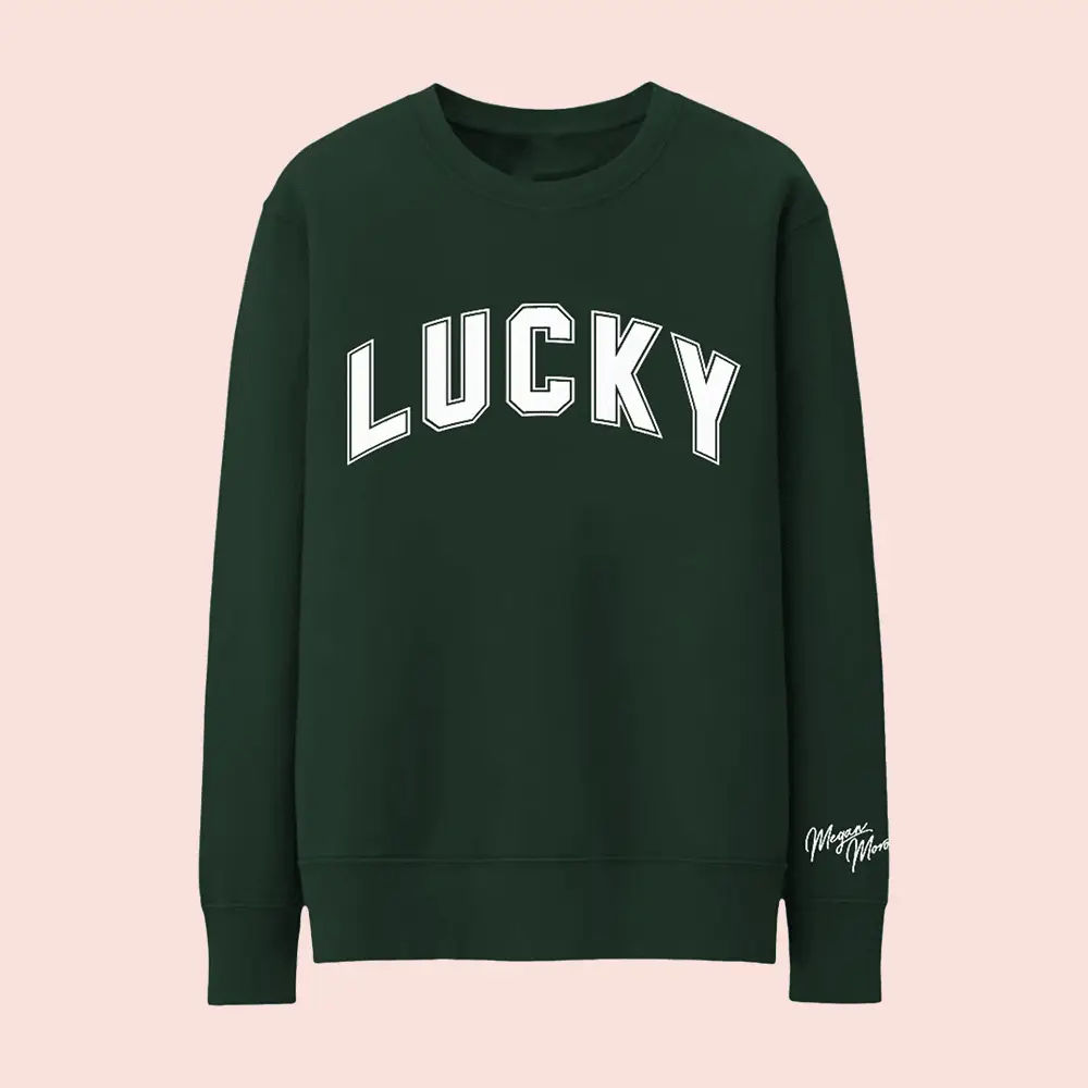 Megan Moroney Lucky Sweatshirt Megan Moroney Apparel Cool Gift For Music Lovers