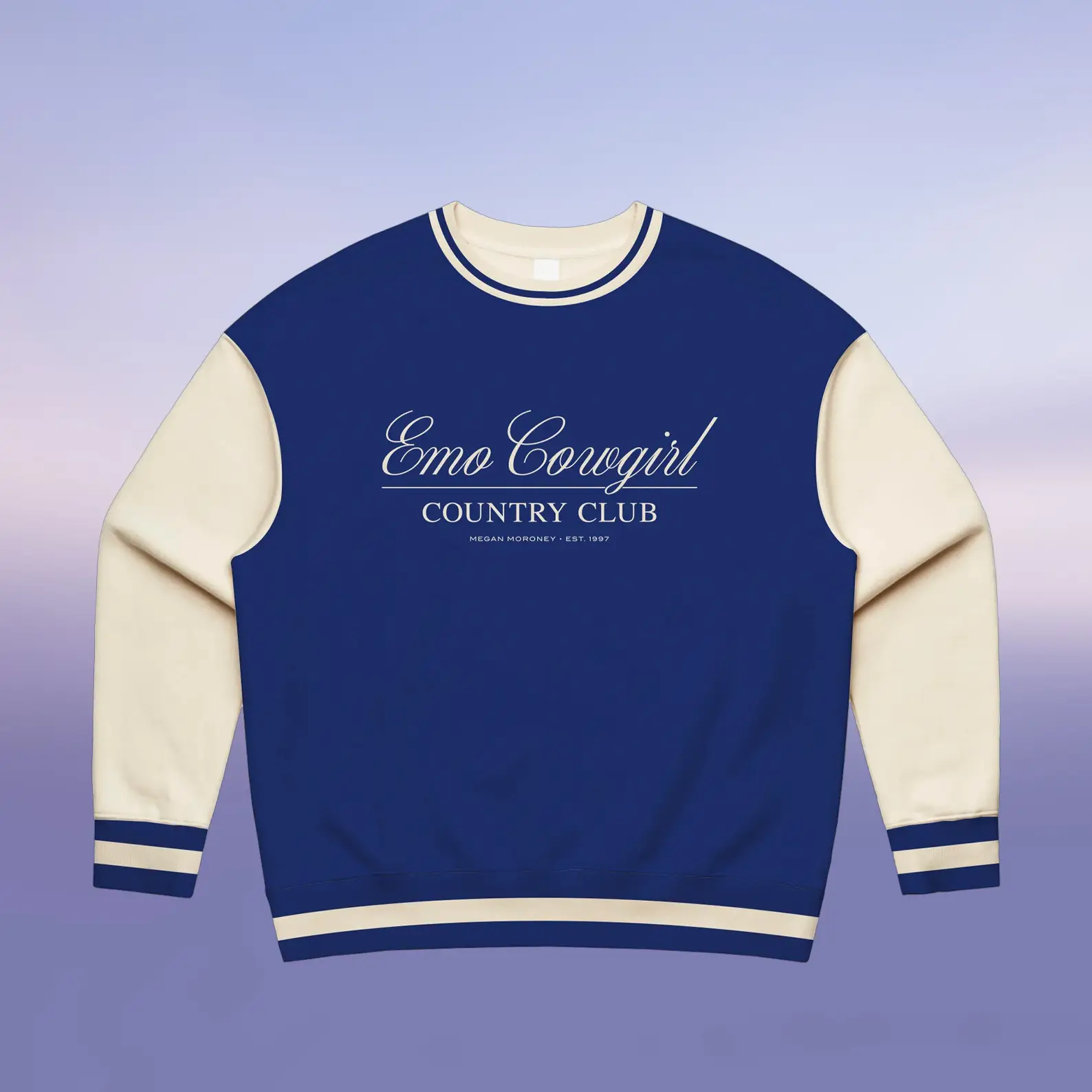Megan Moroney Merch Emo Cowgirl Country Club Swweatshirt Cloud 9 Tour Gift Megan Moroney Merch Emo Cowgirl Country Club Swweatshirt Cloud 9 Tour Gift - Image 1
