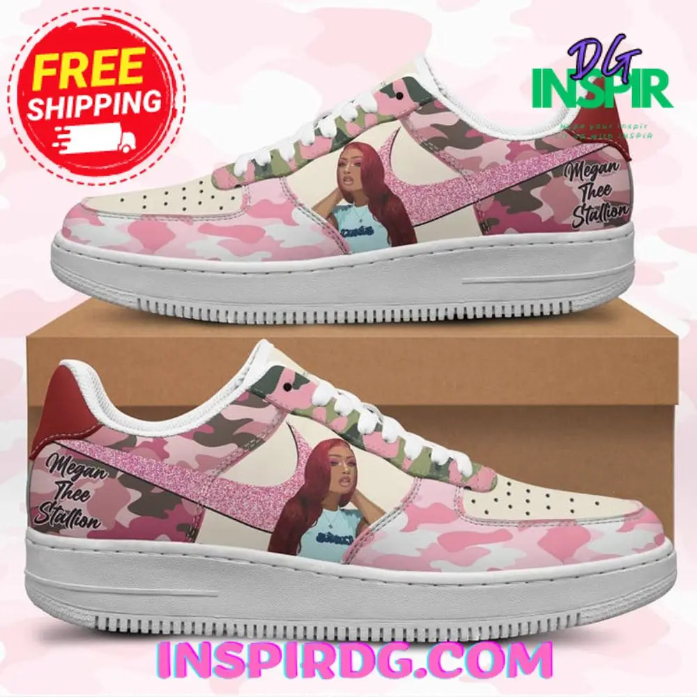 Megan Thee Stallion Pink Camo Air Force 1