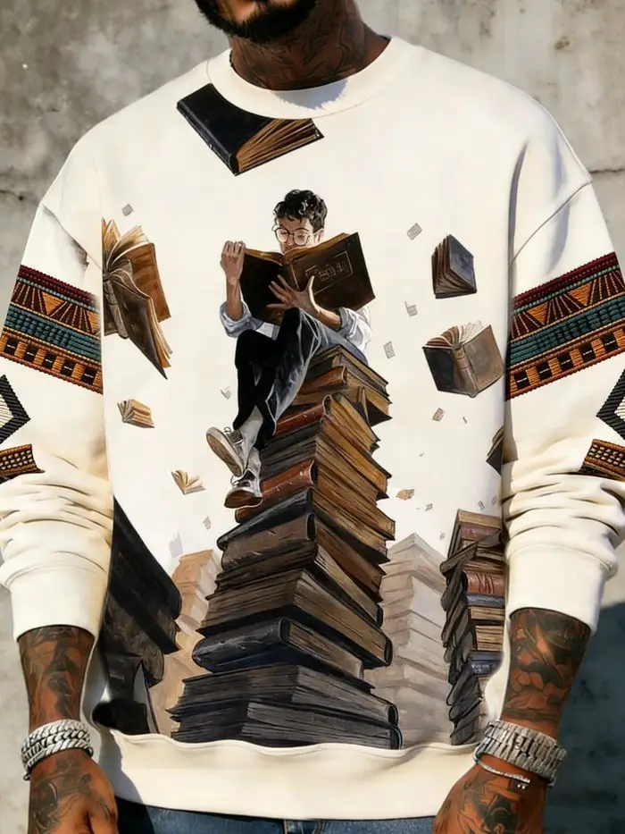 Men's Black History And Culture Sweatshirt Study Motivation Gift For Son