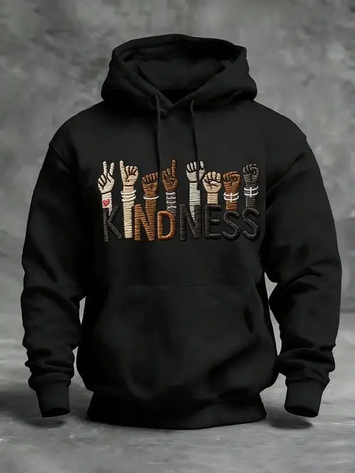 Men's Black History Month Hoodie Kind Ness Apparel Meaningful Gift For Him
