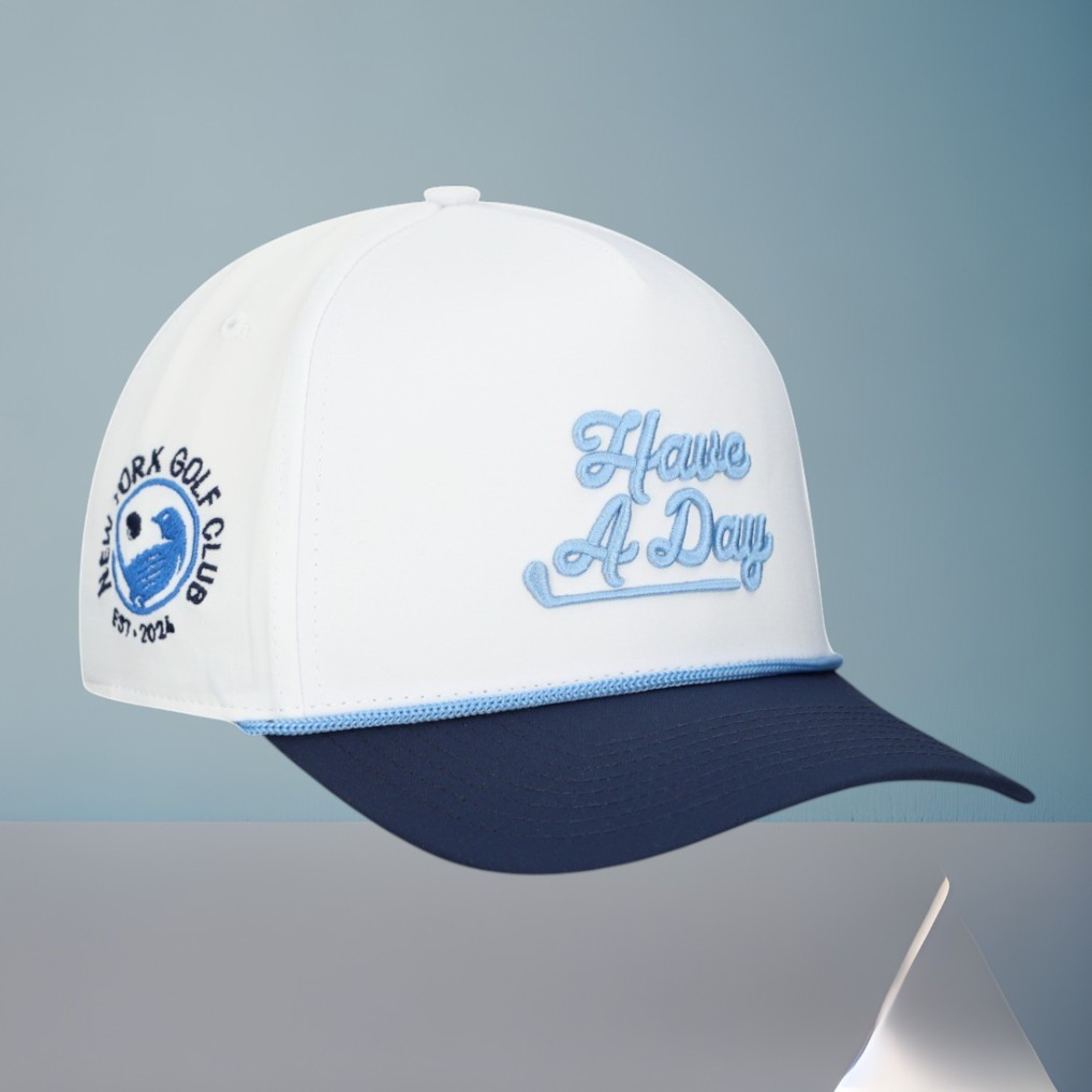 Men's Breezy Golf Dad Hat New York Golf Club Have A Day Ball Cap Gift For Golf Lover Men's Breezy Golf Dad Hat New York Golf Club Have A Day Ball Cap Gift For Golf Lover - Image 1