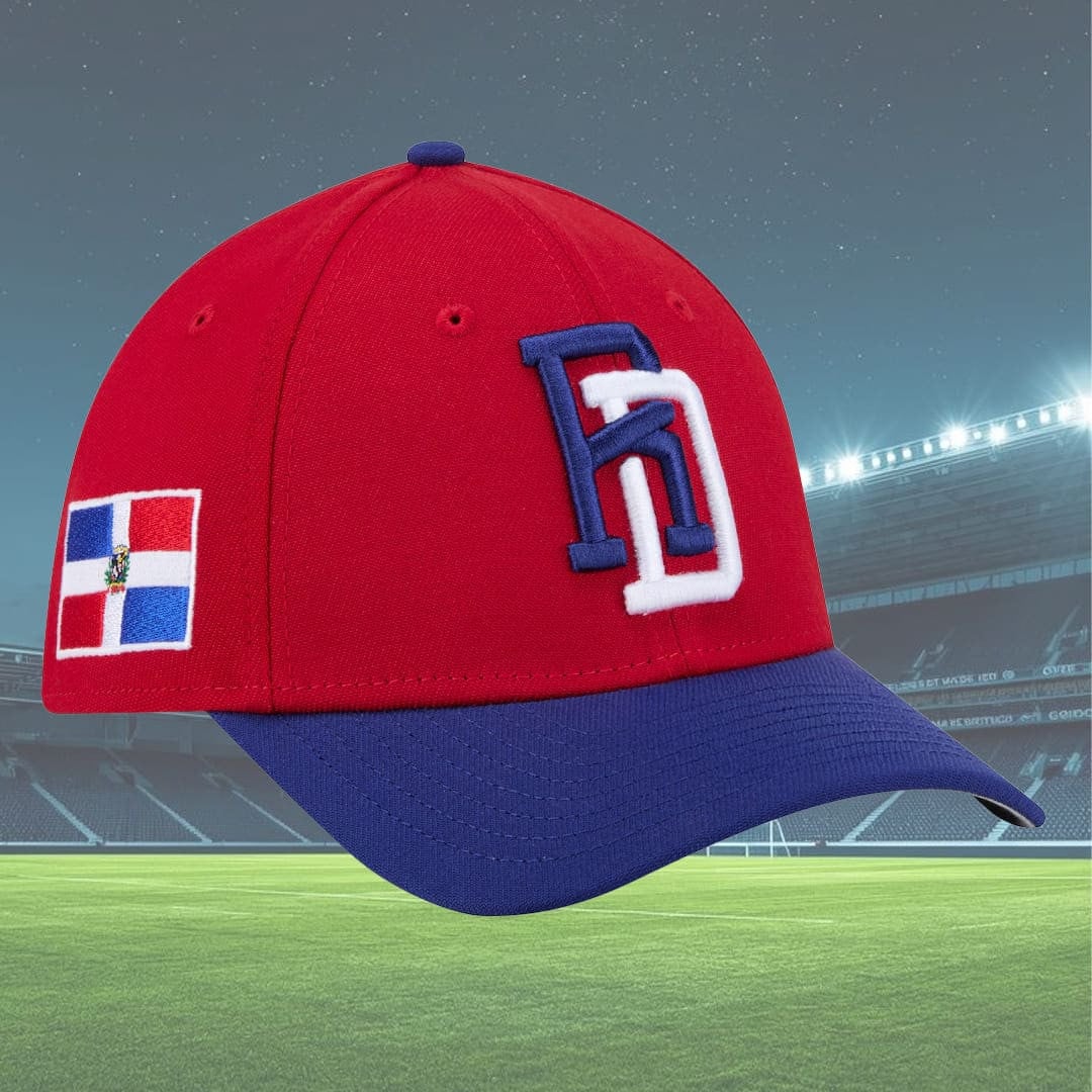 Mens Dominican Republic Baseball 2026 World Baseball Classic Hat Embroidered Mens Dominican Republic Baseball 2026 World Baseball Classic Hat Embroidered - Image 1
