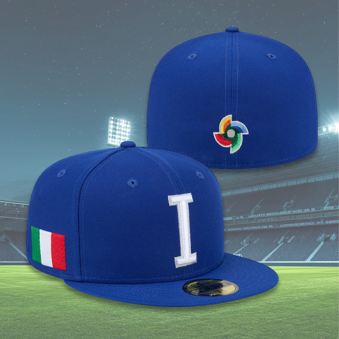 Men's Italy Baseball New Era Blue 2026 World Baseball Classic Snapback Men's Italy Baseball New Era Blue 2026 World Baseball Classic Snapback - Image 1