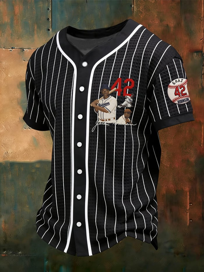 Men's Jackie Robinson Day Baseball Jersey 42 USA Baseball Clothing Gift for Husband