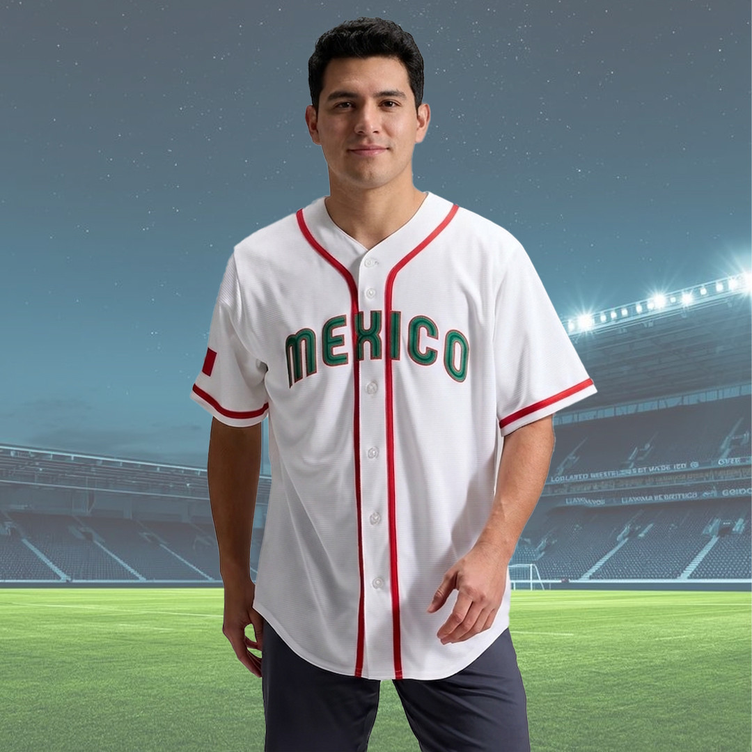 Mens Mexico Baseball 2026 World Baseball Classic Home Stadium Jersey Mexico Baseball Gift