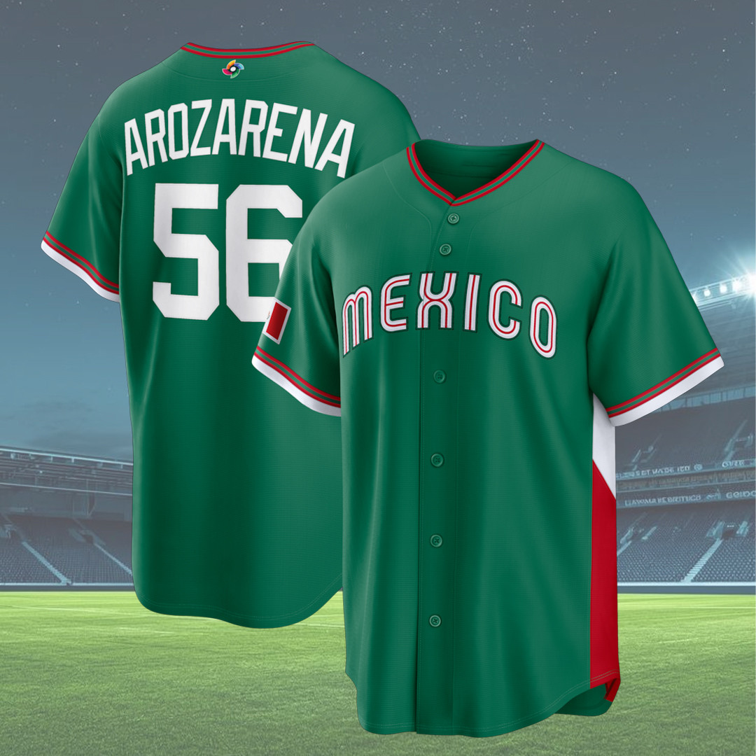 Men's Randy Arozarena Mexico Baseball 2026 World Baseball Classic Road Stadium Jersey WBC Outfits