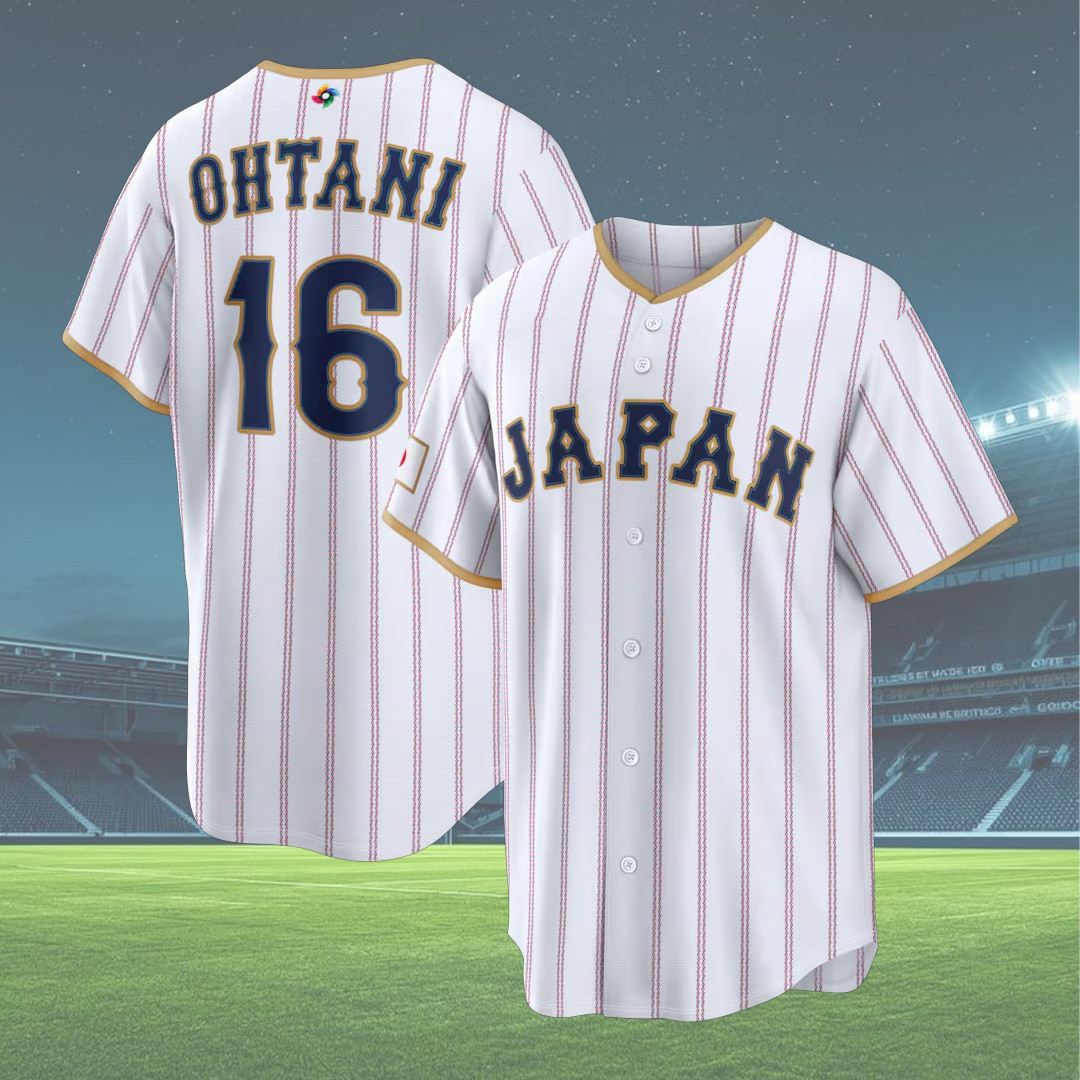 Mens Shohei Ohtani White Japan Baseball 2026 World Baseball Classic Home Stadium Jersey