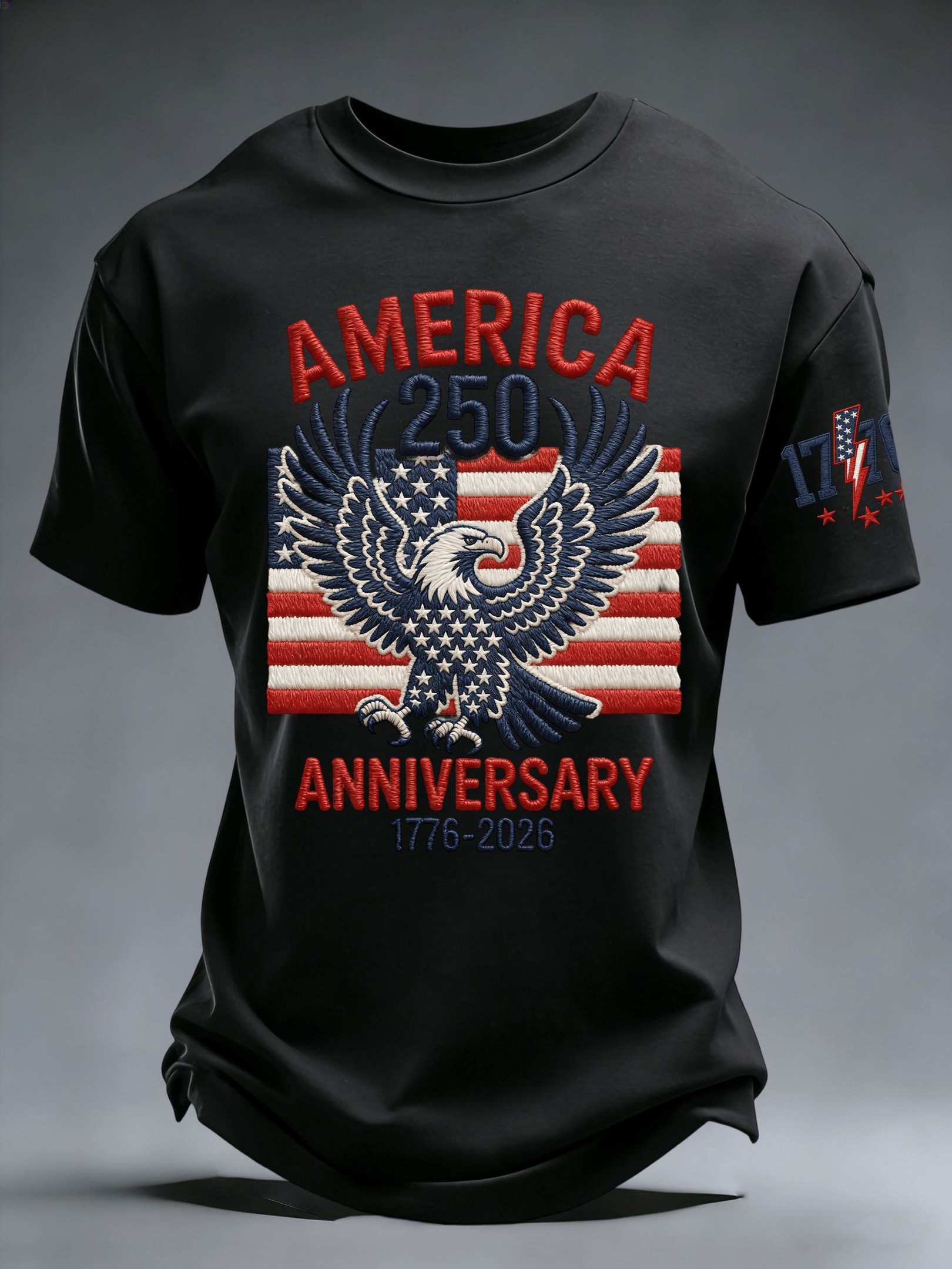 Men's USA 250th Anniversary T-Shirt America 250 Anniversary 1776 2026 Presents For Brother