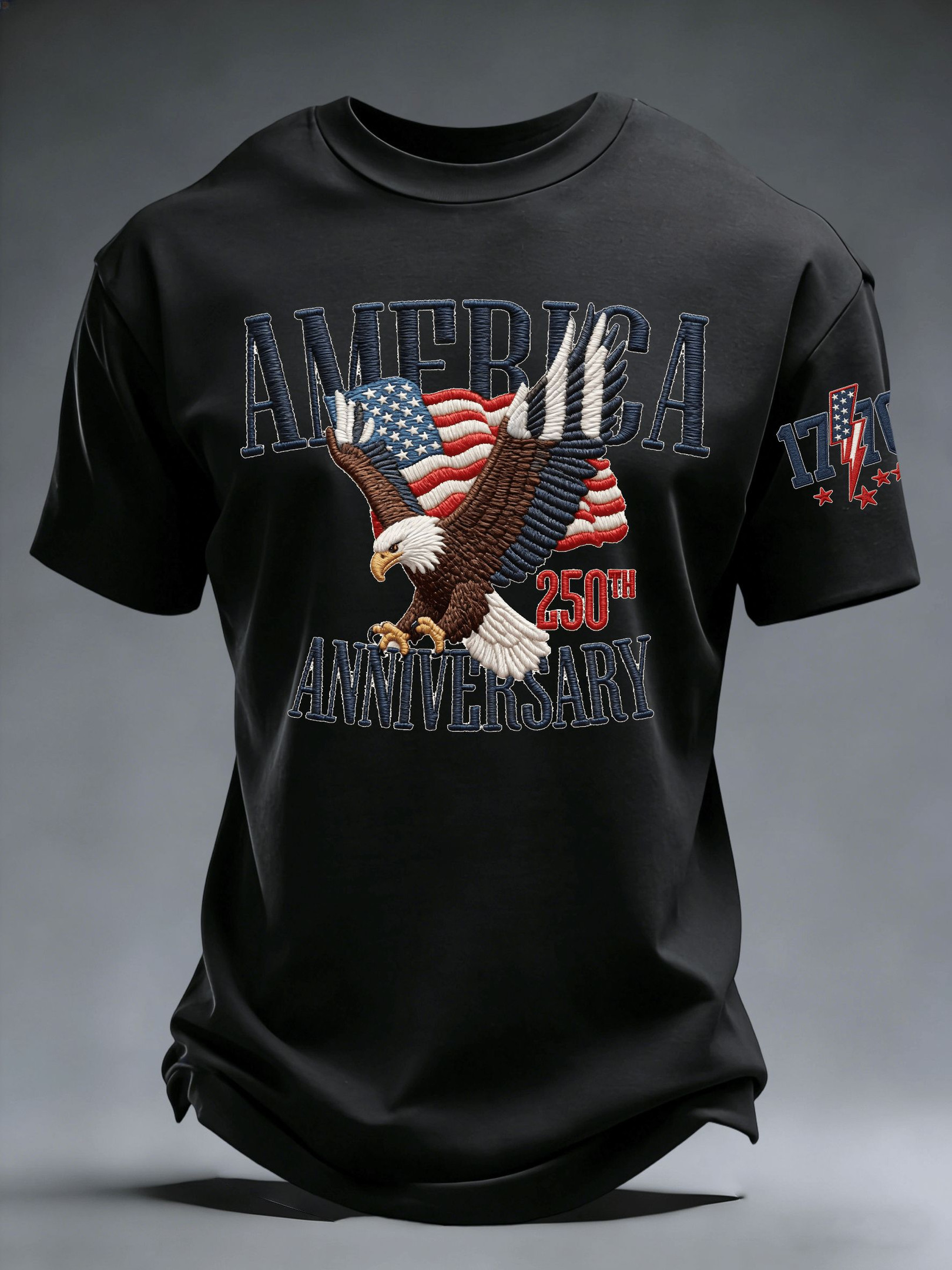 Men's USA 250th Anniversary T-Shirt Independence Day 2026 Clothes Father’s Day Gift Ideas