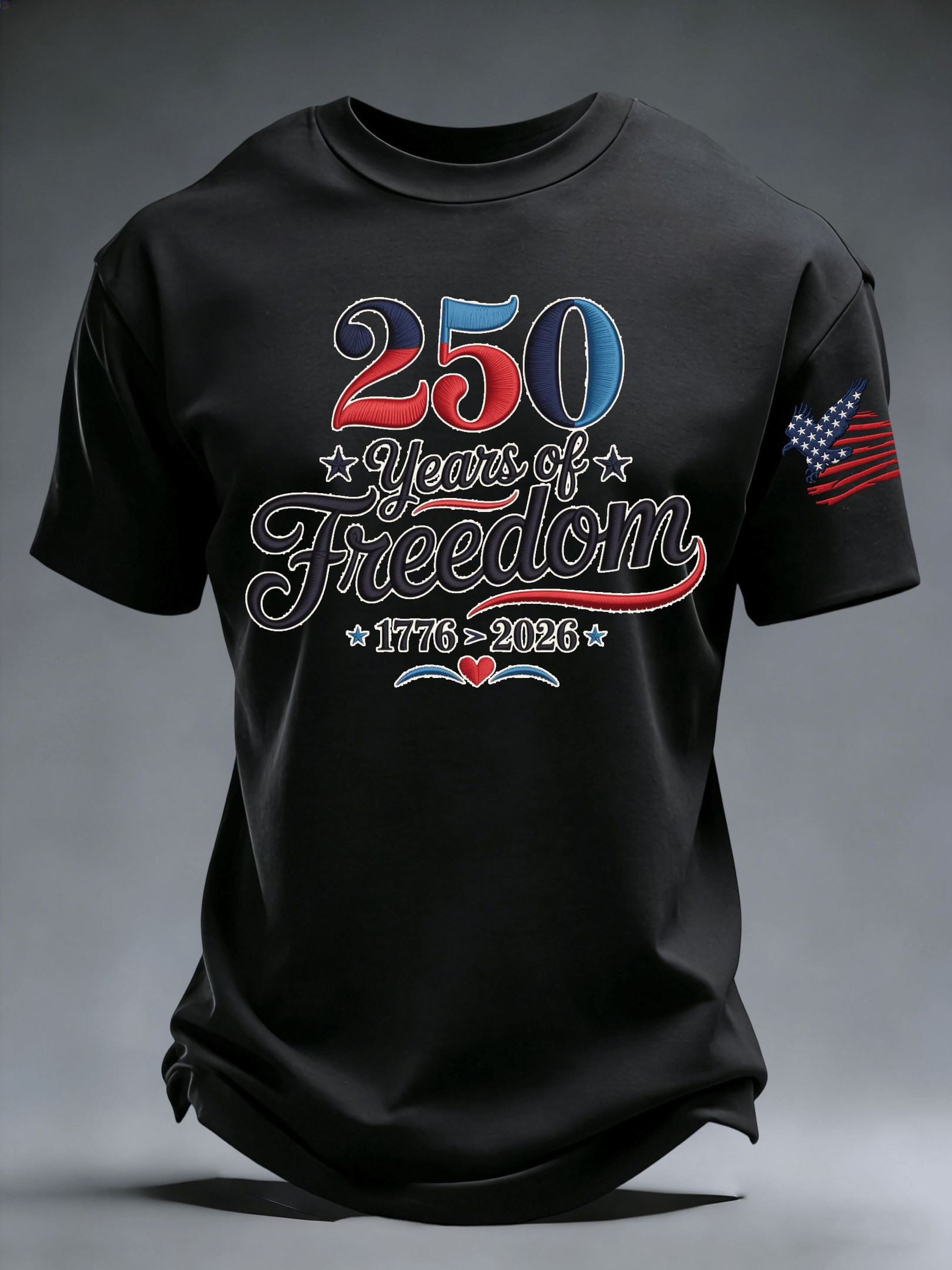 Men's USA 250th Anniversary T-Shirt USA 250 Years Of Freedom Clothes Gift Ideas For Dad