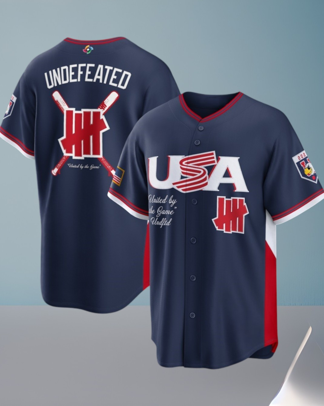 Men's USA World Baseball Classic x Undefeated 2026 World Baseball Classic Complex Collab Jersey Gift For Baseball Lovers