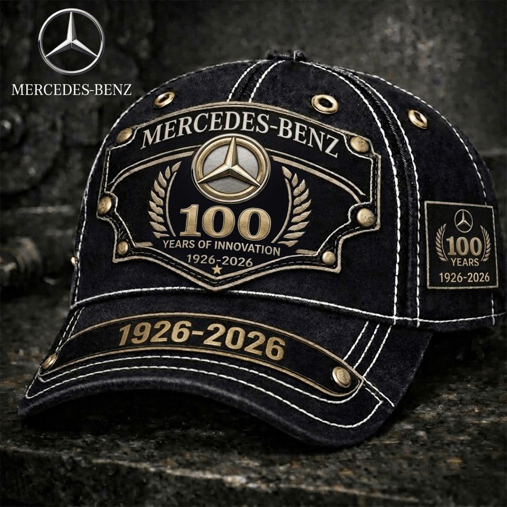 Mercedes 100 Years Of Innovation 1926 2026 Baseball Cap Mercedes Ball Cap Something Special For Fathers Day
