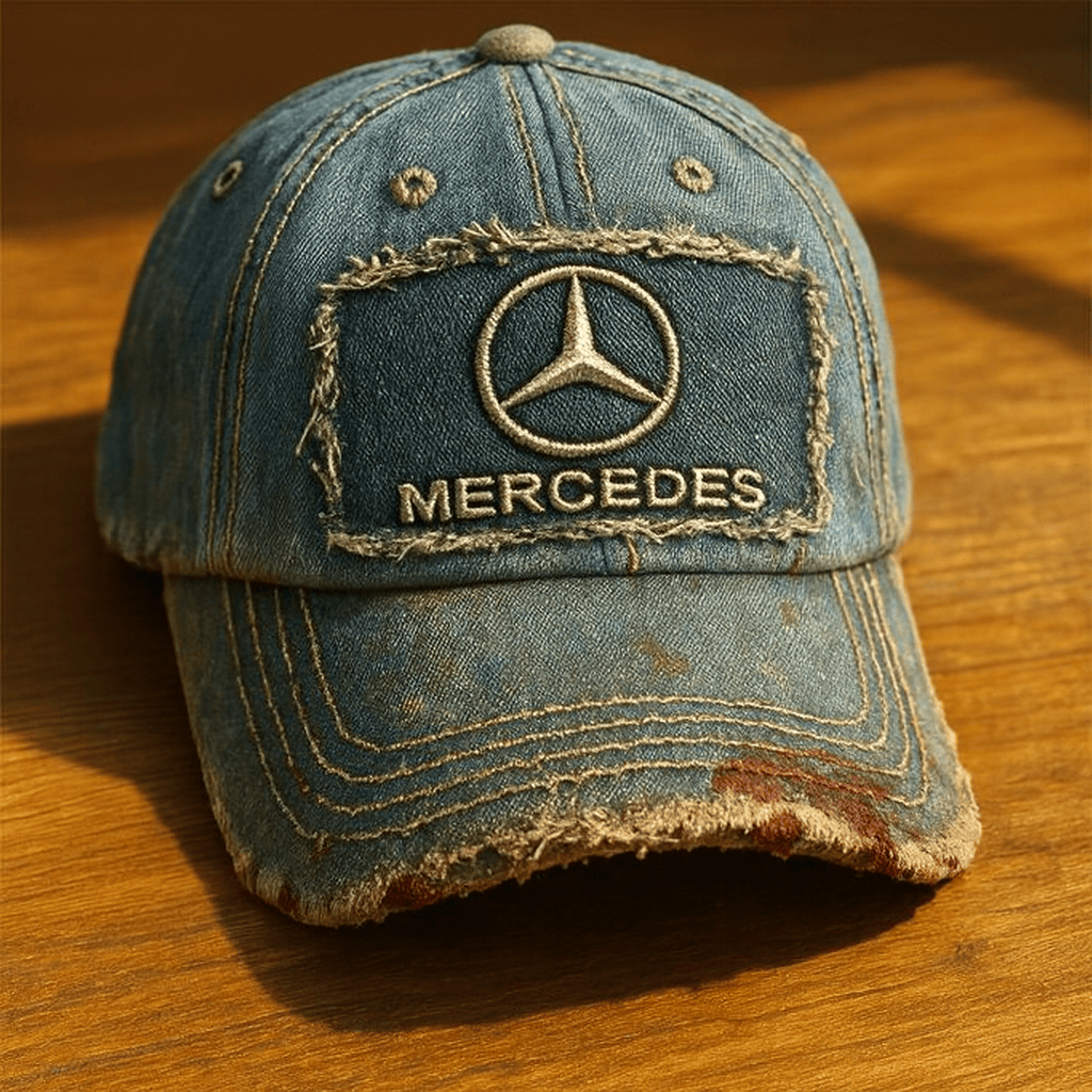 Mercedes 100th Anniversary 1926 - 2026 Baseball Cap Denim Ball Cap Special Father's Day Presents