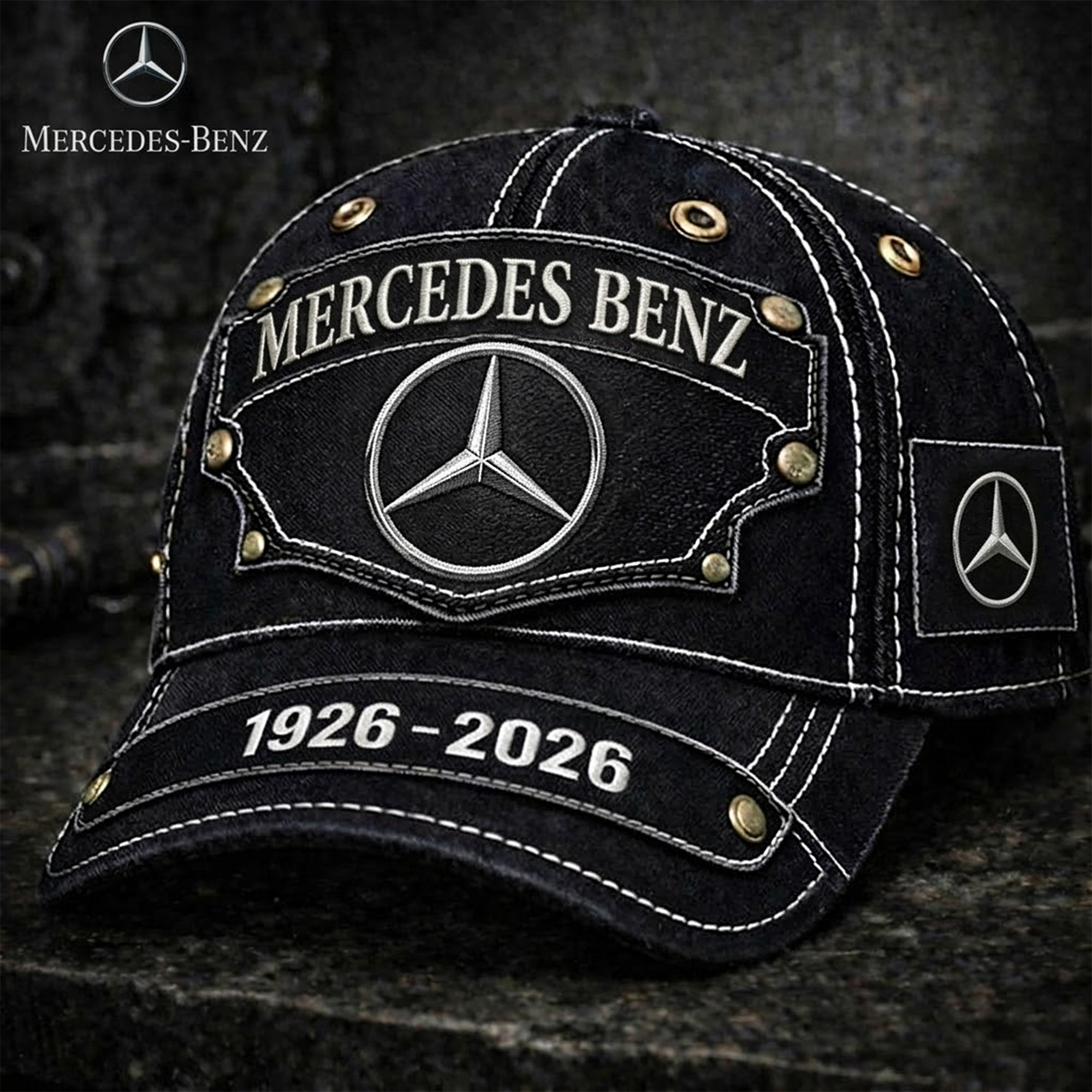 Mercedes 100th Anniversary 1926-2026 Dad Hat The Best Or Nothing Cap Gift For Friends