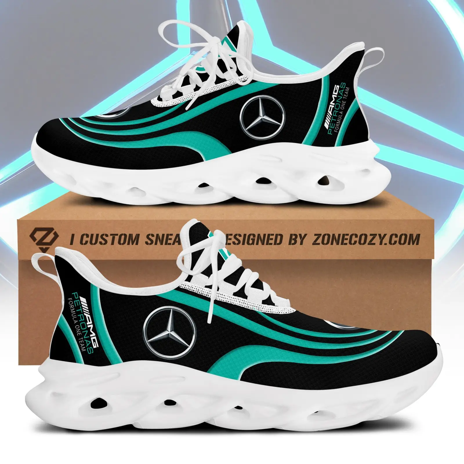 Mercedes 100th Anniversary 1926-2026 Sneaker AMG Performance Shoes Best Gift For Him Her