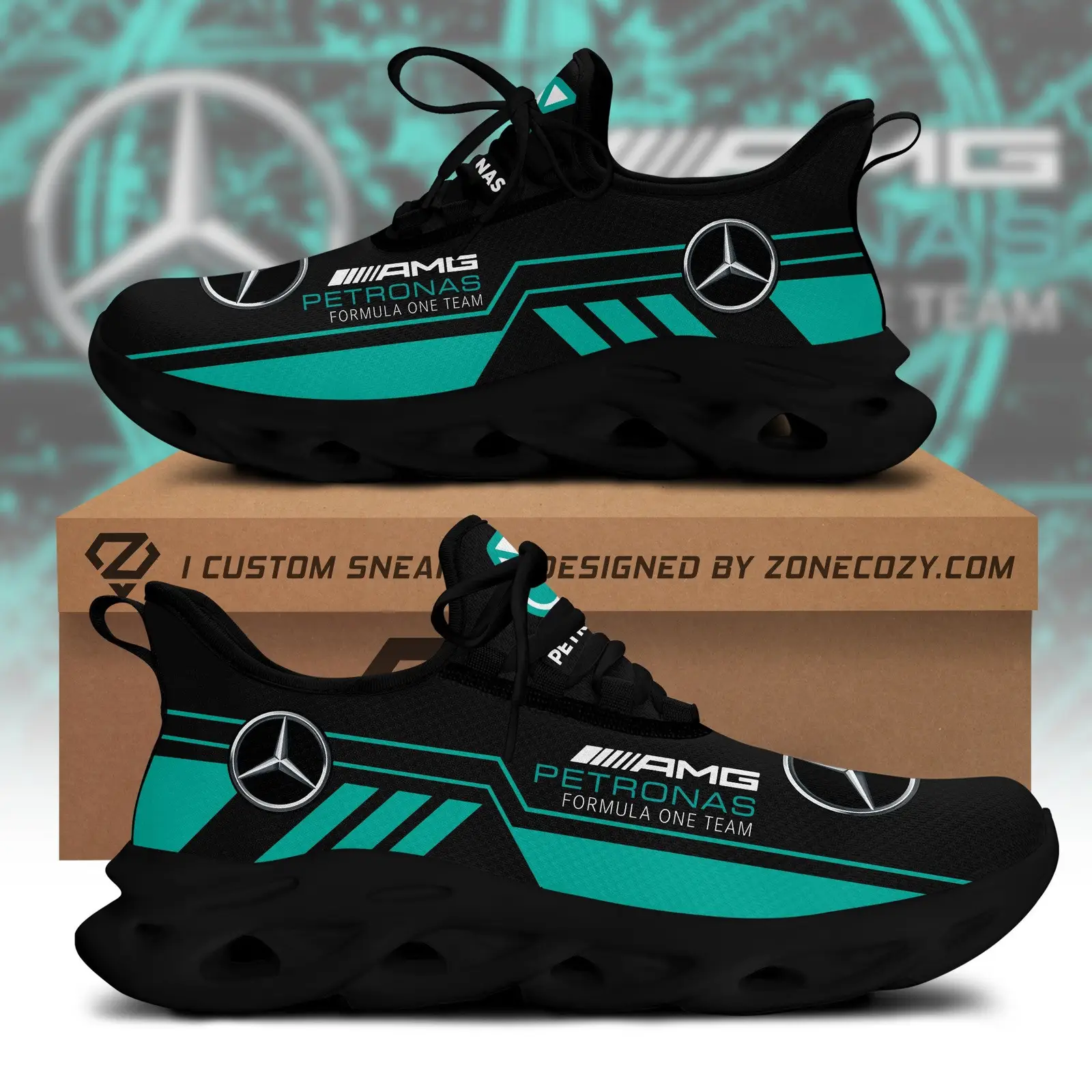 Mercedes 100th Anniversary 1926-2026 Sneaker AMG Performance Shoes Unique Gift For Dad